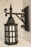Pair of Cast Iron Exterior Wall Lanterns