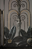 Fine Art Deco Style Wrought-Iron Door