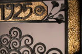 Fine Art Deco Style Wrought-Iron Door