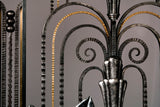 Fine Art Deco Style Wrought-Iron Door