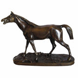 Bronze Figure of an Arab Horse Signed by Pierre Jules Mêne