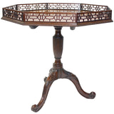 George III Style Octagonal Mahogany Gallery Table
