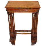English 18th c Quartetto of Nesting Tables