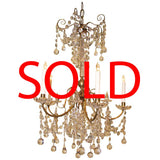 Gilt Bronze and Crystal Chandelier in the French Taste