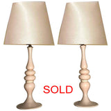 Pair of Mid-Century Modern Murano Glass Table Lamps