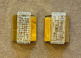 Pair Of Mid Century Modern Brutalist Wall lights