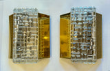 Pair Of Mid Century Modern Brutalist Wall lights