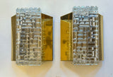 Pair Of Mid Century Modern Brutalist Wall lights