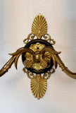 Pair of French Empire Style Two Light Wall Sconces