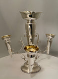 English Edwardian Hall Marked Silver Epergne