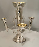 English Edwardian Hall Marked Silver Epergne