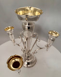 English Edwardian Hall Marked Silver Epergne