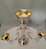 English Edwardian Hall Marked Silver Epergne