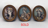 Set of Three Anglo-Indian Miniatures