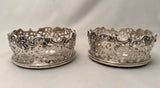 Pair of  Early Victorian Silver Bottle Coasters