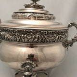 A Large Late Regency Period Sheffield  Tea Urn