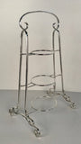 Art Nouveau Silver-Plated Three Tier Cake Stand