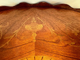 Edwardian Inlaid Mahogany Oval Tray