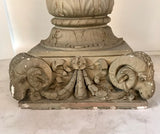A  Pair of Theatrical Carved Pilasters Fancifully Moulded and Hand Finished