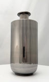 Bitossi Vase: Metallic Silver Chrome