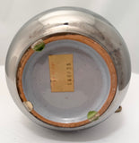 Bitossi Vase: Metallic Silver Chrome