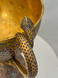 19th Century Kashmiri Enamelled Gilt Brass Cup