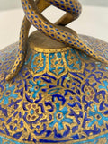 19th Century Kashmiri Enamelled Gilt Brass Cup
