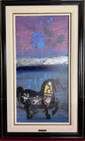 Nasser Ovissi Black Stallion 1989 Oil on Canvas