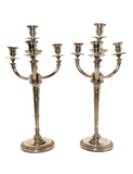 Pair of French Empire Candelabra Jean-Philippe Baptiste Huguet Paris 1800-1809
