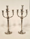 Pair of French Empire Candelabra Jean-Philippe Baptiste Huguet Paris 1800-1809