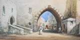 Noel H. Leaver A Gateway in Syria Painting, Orientalist, 20th Century, Signed