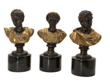Italian Bronze Busts of Roman Emperors, Early 20th Century