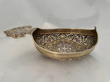 A Parcel-Gilt Silver Kovsh, Ovchinnikov, Moscow, 1883