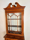 Edwardian Inlaid Satinwood Display Cabinet by Edwards & Roberts