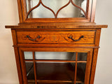 Edwardian Inlaid Satinwood Display Cabinet by Edwards & Roberts