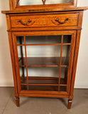 Edwardian Inlaid Satinwood Display Cabinet by Edwards & Roberts