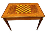 Louis XVI  Walnut Tric Trac Games Table