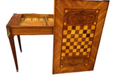 Louis XVI  Walnut Tric Trac Games Table