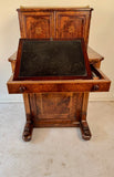 Victorian Figured Walnut Ladies Writing Bureau or Bonheur de Jour