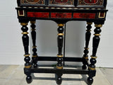 A Mid 17th. Century Flemish Antwerp Cabinet On Stand