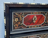 A Mid 17th. Century Flemish Antwerp Cabinet On Stand