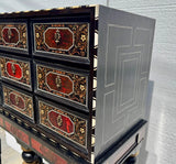 A Mid 17th. Century Flemish Antwerp Cabinet On Stand