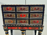 A Mid 17th. Century Flemish Antwerp Cabinet On Stand