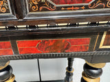 A Mid 17th. Century Flemish Antwerp Cabinet On Stand