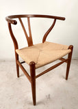 Wishbone Chair by Hans J. Wegner, Hand-Crafted Danish Design, 1956