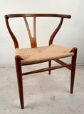 Wishbone Chair by Hans J. Wegner, Hand-Crafted Danish Design, 1956