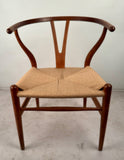 Wishbone Chair by Hans J. Wegner, Hand-Crafted Danish Design, 1956