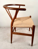 Wishbone Chair by Hans J. Wegner, Hand-Crafted Danish Design, 1956