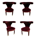 Set of Four Cock Fighting Chairs