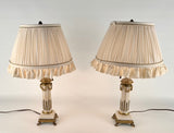 A Pair of French Louis XV1 Style Candlesticks